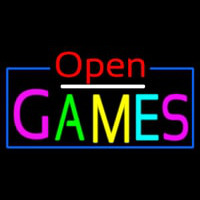 Open Games Neonskylt