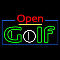 Open Golf Neonskylt