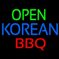 Open Korean Bbq Neonskylt