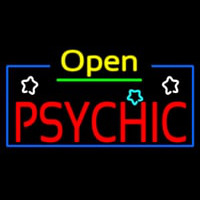 Open Psychic Neonskylt