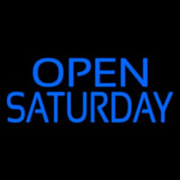 Open Saturday Neonskylt