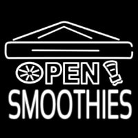 Open Smoothies Neonskylt