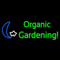 Organic Gardening Neonskylt