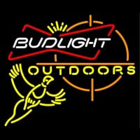 Outdoors Pheasant Hunting Bud Light Neonskylt