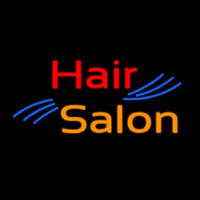 Oval Hair Salon Neonskylt