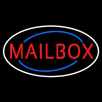 Oval Mailbo  Deco Style Neonskylt