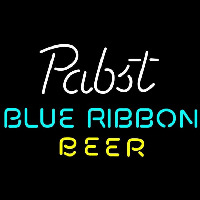 Pabst Blue- Ribbon Beer Te t Beer Sign Neonskylt