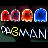 Pacman Game Öl Bar Neonskylt