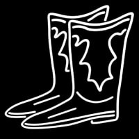 Pair Of Boots Logo Neonskylt