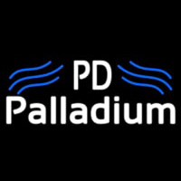 Palladium White With Blue Line Neonskylt