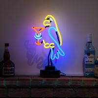 Parrot Cocktail Desktop Neonskylt