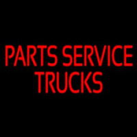 Parts Service Trucks Neonskylt