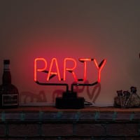 Party Desktop Neonskylt