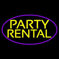 Party Rental 2 Neonskylt
