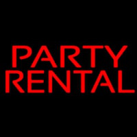 Party Rental Neonskylt