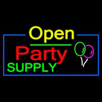 Party Supply Open Neonskylt