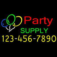 Party Supply Phone Number Neonskylt
