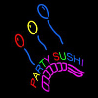 Party Sushi Neonskylt