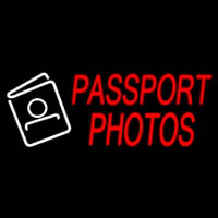 Passport Photos Neonskylt