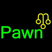 Pawn With Graphic Neonskylt