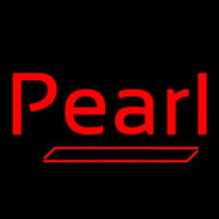 Pearl Red Line Neonskylt
