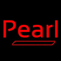 Pearl Red Line Neonskylt