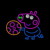 Peppa Pig Clip Neonskylt