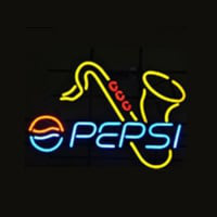 Pepsi Öl Öl Bar Öppet Neonskylt