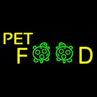 Pet Food With Logo Neonskylt
