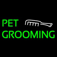 Pet Grooming With White Logo Neonskylt