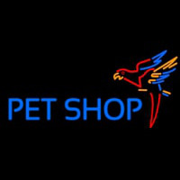 Pet Shop Parrot Neonskylt