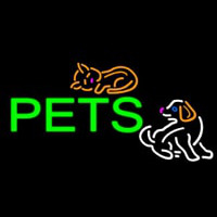 Pets With Colorful Logo Neonskylt