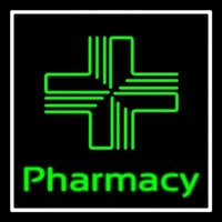 Pharmacy With Plus Logo Neonskylt