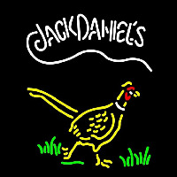 Pheasant Jack Daniels Neonskylt