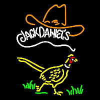 Pheasant and Jack Daniels Neonskylt