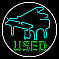 Piano Used Neonskylt