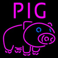 Pig Logo Neonskylt
