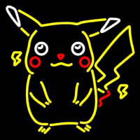 Pikachu Neonskylt