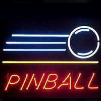 Pinball Butik Öppet Neonskylt