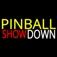 Pinball Showdown 2 Neonskylt