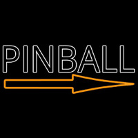 Pinball With Arrow 1 Neonskylt
