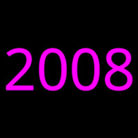 Pink 2008 Neonskylt