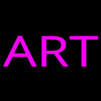Pink Art Neonskylt