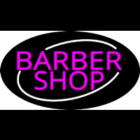 Pink Barber Shop Neonskylt