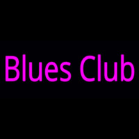 Pink Blues Club Neonskylt