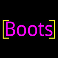 Pink Boots Neonskylt