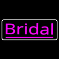 Pink Bridal With Border Neonskylt