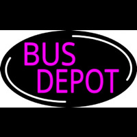 Pink Bus Depot Neonskylt