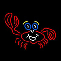 Pink Crab Logo 1 Neonskylt