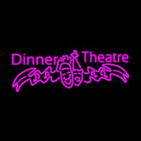 Pink Dinner Theatre Neonskylt